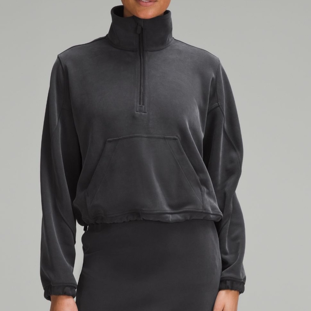 Lululemon Softstreme Half-Zip Blue Women's Sweater